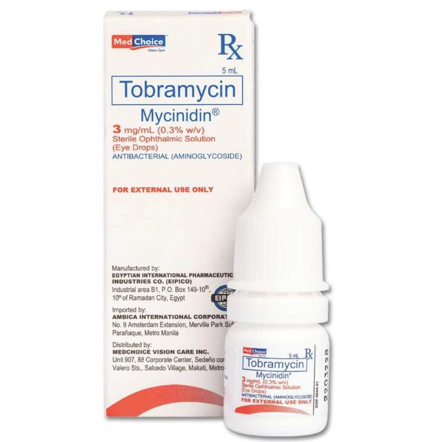 tobramycine antibiotique pour infections oculaires